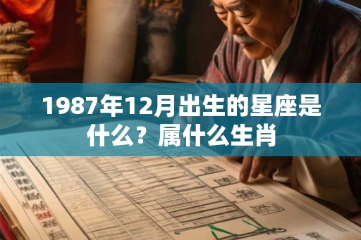 1987年12月出生的星座是什么？属什么生肖