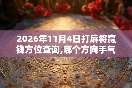 2026年11月4日打麻将赢钱方位查询,哪个方向手气佳