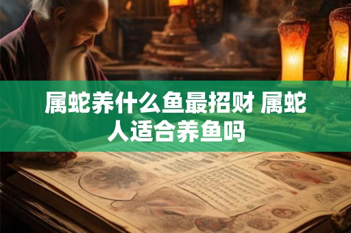 属蛇养什么鱼最招财 属蛇人适合养鱼吗 属蛇养什么鱼最招财 属蛇人适合养鱼吗