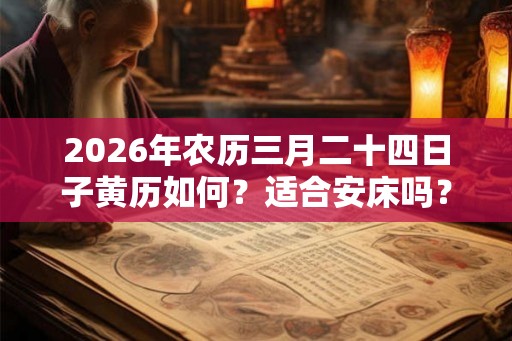2026年农历三月二十四日子黄历如何？适合安床吗？