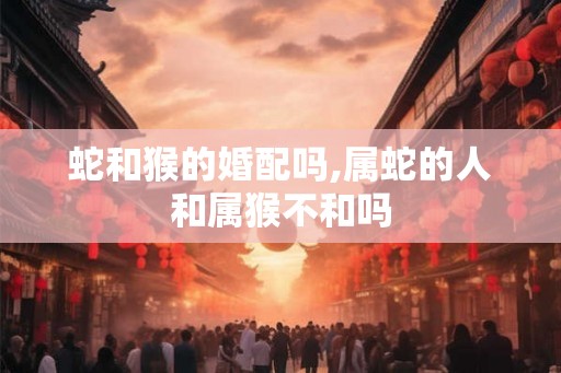 蛇和猴的婚配吗,属蛇的人和属猴不和吗