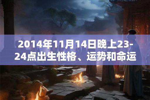 2014年11月14日晚上23-24点出生性格、运势和命运