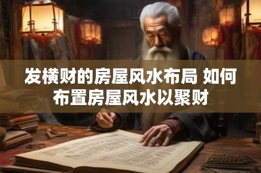 发横财的房屋风水布局 如何布置房屋风水以聚财