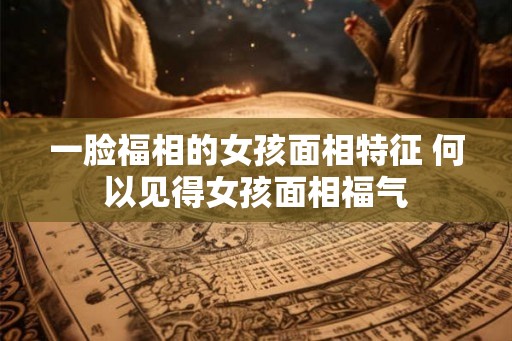 一脸福相的女孩面相特征 何以见得女孩面相福气
