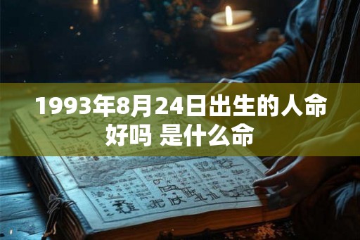 1993年8月24日出生的人命好吗 是什么命