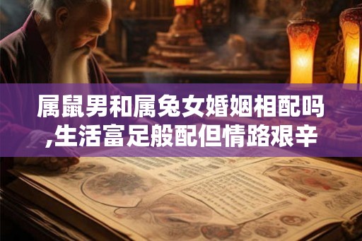 属鼠男和属兔女婚姻相配吗,生活富足般配但情路艰辛