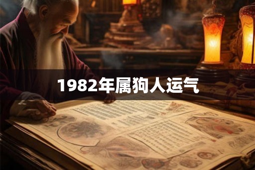 1982年属狗人运气