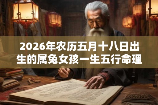 2026年农历五月十八日出生的属兔女孩一生五行命理分析 2026年农历五月十八日出生的属兔女孩一生五行命理分析