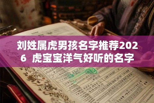 刘姓属虎男孩名字推荐2026 虎宝宝洋气好听的名字 刘姓属虎男孩名字推荐2026 虎宝宝洋气好听的名字