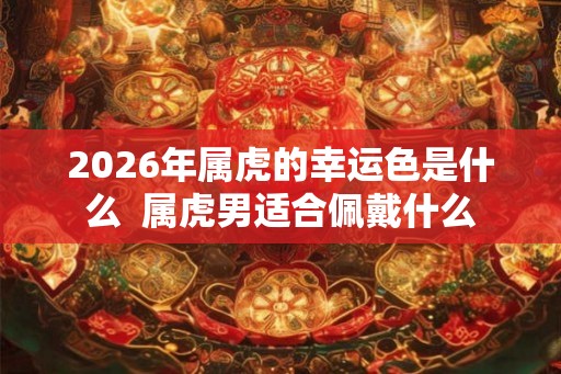 2026年属虎的幸运色是什么  属虎男适合佩戴什么