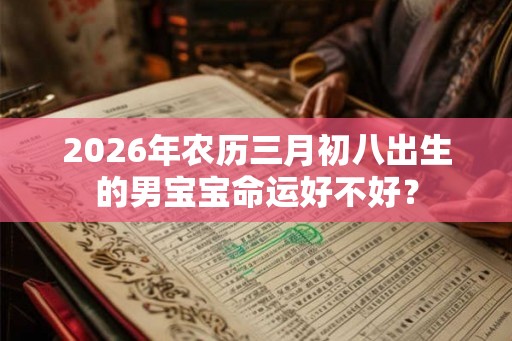 2026年农历三月初八出生的男宝宝命运好不好？