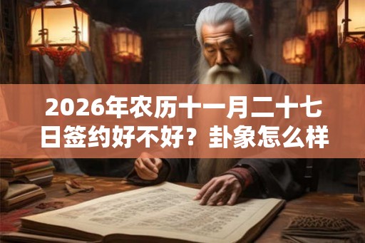 2026年农历十一月二十七日签约好不好?卦象怎么样? 2026年农历十一月二十七日签约好不好?卦象怎么样?