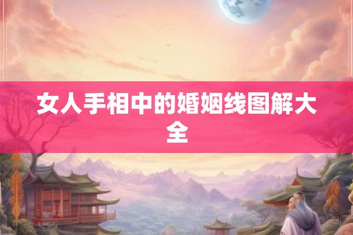 女人手相中的婚姻线图解大全