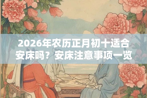 2026年农历正月初十适合安床吗?安床注意事项一览! 2026年农历正月初十适合安床吗?安床注意事项一览!