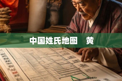中国姓氏地图　黄