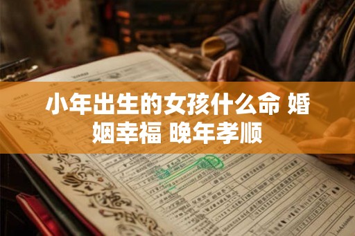 小年出生的女孩什么命 婚姻幸福 晚年孝顺