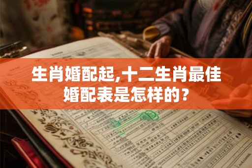 生肖婚配起,十二生肖最佳婚配表是怎样的？