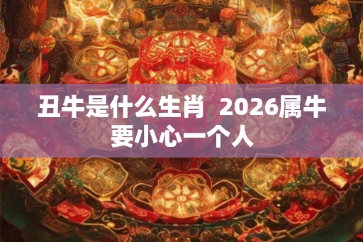 丑牛是什么生肖  2026属牛要小心一个人