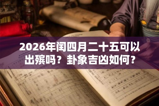 2026年闰四月二十五可以出殡吗?卦象吉凶如何? 2026年闰四月二十五可以出殡吗?卦象吉凶如何?