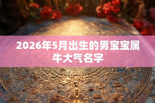 2026年5月出生的男宝宝属牛大气名字