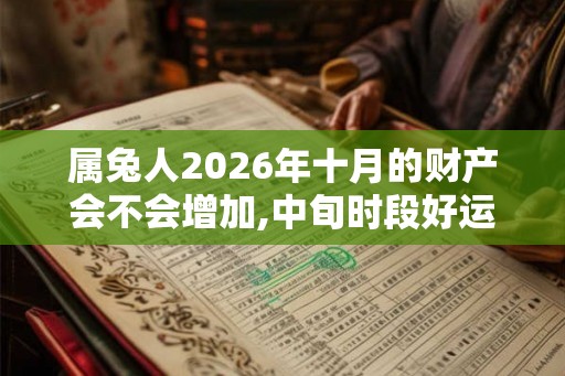 属兔人2026年十月的财产会不会增加,中旬时段好运连连