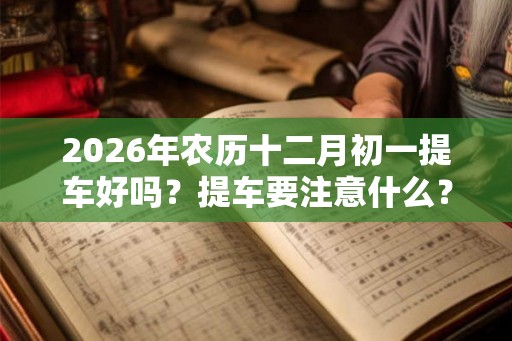 2026年农历十二月初一提车好吗？提车要注意什么？