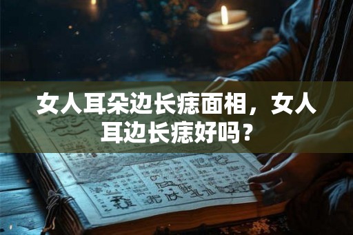 女人耳朵边长痣面相，女人耳边长痣好吗？