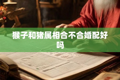 猴子和猪属相合不合婚配好吗
