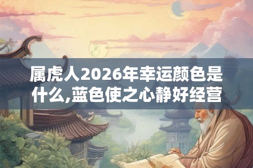 属虎人2026年幸运颜色是什么,蓝色使之心静好经营感情 属虎人2026年幸运颜色是什么,蓝色使之心静好经营感情