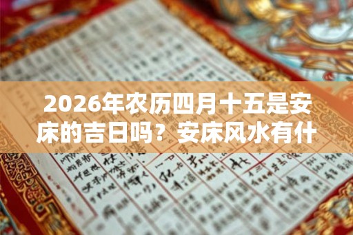 2026年农历四月十五是安床的吉日吗?安床风水有什么宜忌? 2026年农历四月十五是安床的吉日吗?安床风水有什么宜忌?