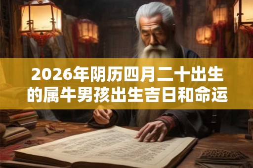 2026年阴历四月二十出生的属牛男孩出生吉日和命运查询
