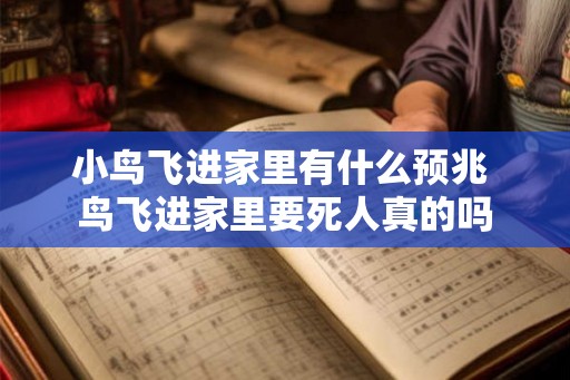 小鸟飞进家里有什么预兆 鸟飞进家里要死人真的吗