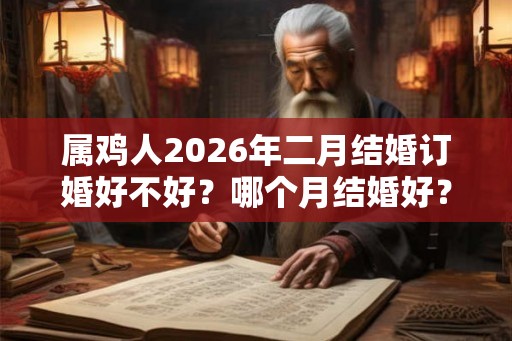 属鸡人2026年二月结婚订婚好不好？哪个月结婚好？