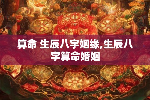 算命 生辰八字姻缘,生辰八字算命婚姻