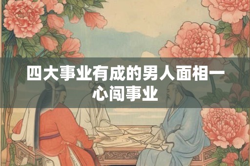 四大事业有成的男人面相一心闯事业