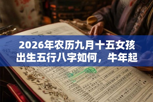 2026年农历九月十五女孩出生五行八字如何，牛年起名推荐