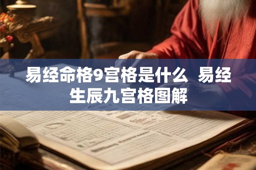 易经命格9宫格是什么  易经生辰九宫格图解