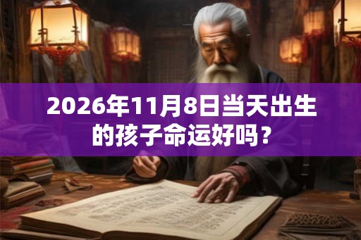 2026年11月8日当天出生的孩子命运好吗？