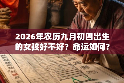 2026年农历九月初四出生的女孩好不好？命运如何？