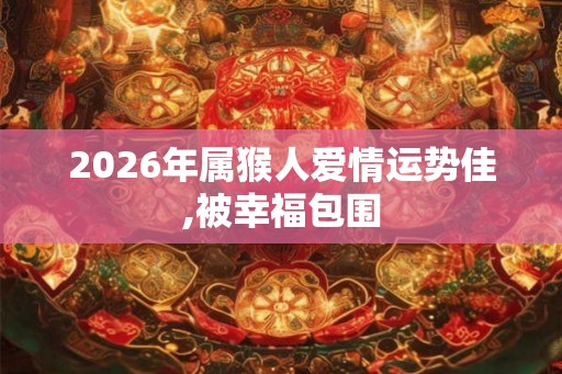 2026年属猴人爱情运势佳,被幸福包围