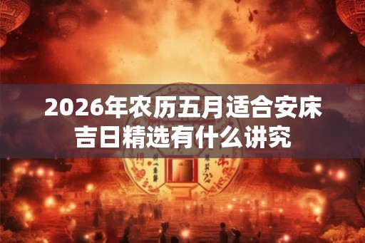 2026年农历五月适合安床吉日精选有什么讲究