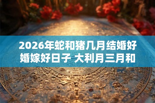 2026年蛇和猪几月结婚好婚嫁好日子 大利月三月和九月