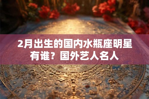 2月出生的国内水瓶座明星有谁?国外艺人名人 2月出生的国内水瓶座明星有谁?国外艺人名人