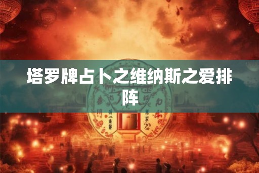 塔罗牌占卜之维纳斯之爱排阵