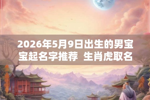 2026年5月9日出生的男宝宝起名字推荐  生肖虎取名