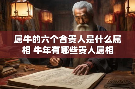 属牛的六个合贵人是什么属相 牛年有哪些贵人属相