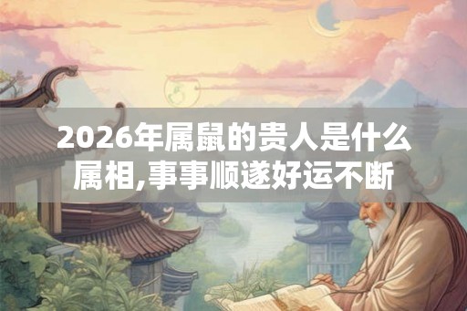 2026年属鼠的贵人是什么属相,事事顺遂好运不断