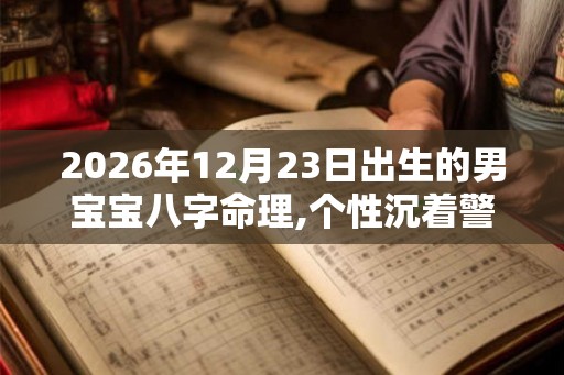 2026年12月23日出生的男宝宝八字命理,个性沉着警戒心强