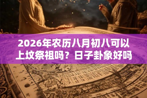 2026年农历八月初八可以上坟祭祖吗？日子卦象好吗？