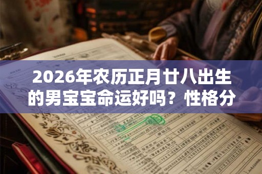 2026年农历正月廿八出生的男宝宝命运好吗？性格分析